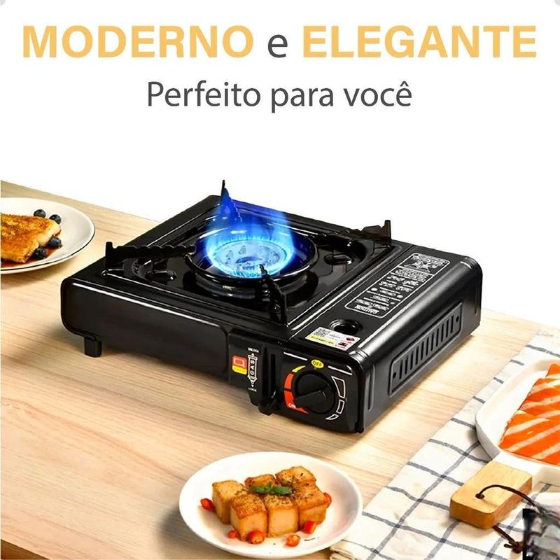Fogão Fogareiro a Gás para Camping com Acendedor Cozinha