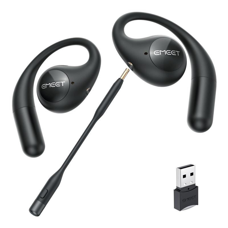 イヤホン EMEET AirFlow Fones de ouvido abertos EMEET AirFlow Bluetooth 5.3 com microfone