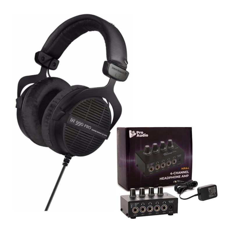Fones de ouvido de estúdio beyerdynamic DT 990 PRO 250 ohm Ninja