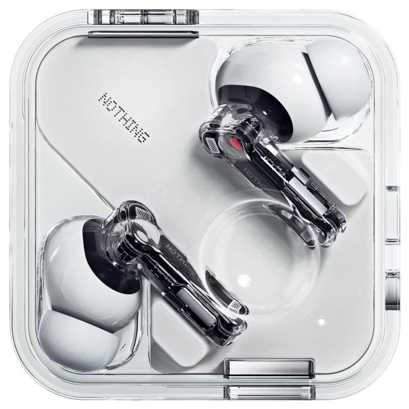 Fones de ouvido sem fio Nothing Ear com integração ChatGPT brancos