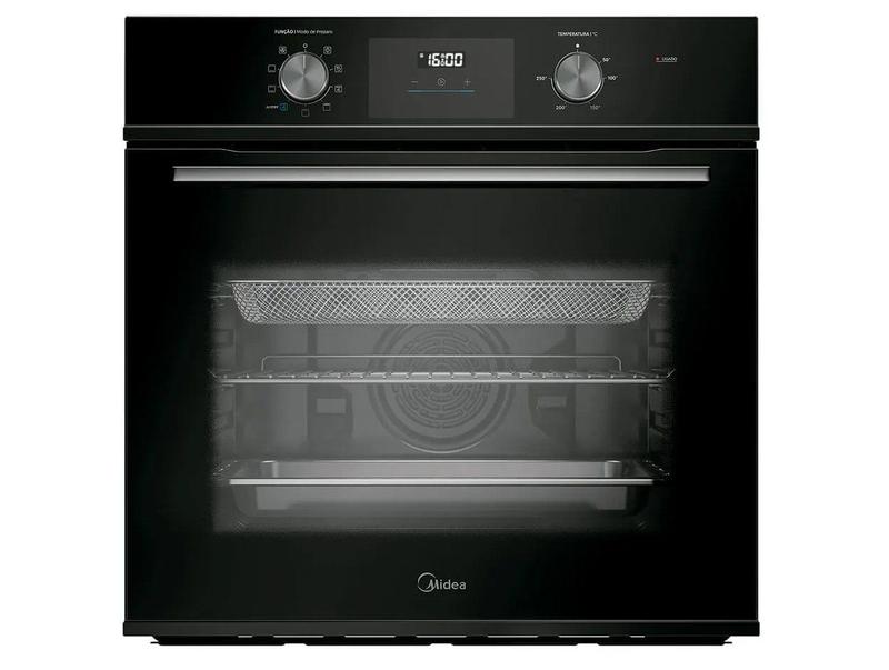 Forno Elétrico de Embutir 80L Digital com Air fryer Midea - Forno