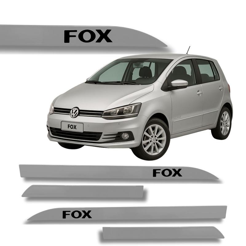 Friso Porta Lateral Volkswagen Fox Prata Sargas 2008 até 2025