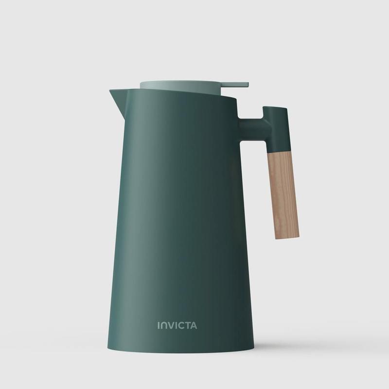 Garrafa Térmica Cori com Gatilho 1L Verde Cedro Invicta - Garrafa