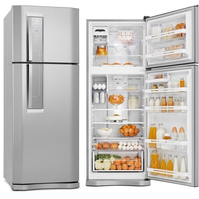 Geladeira Inox Frost Free 427 Litros Duas Portas Electrolux