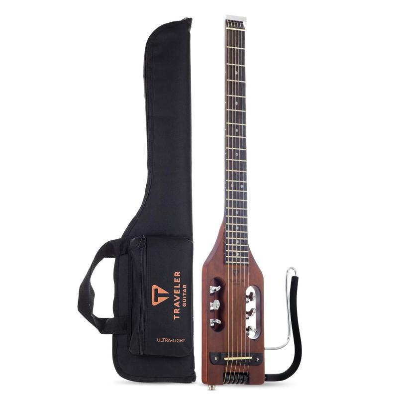 TRAVELER GUITAR Ultra-Light Nylon￼ Guitar Traveler, ultraleve, elétrica, acústica, escala de 24 3/4