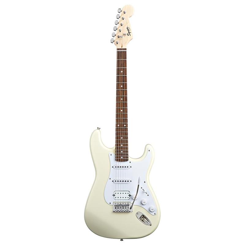 Squier Bullet Stratocaster ジャンク Guitarra Stratocaster Fender Squier Bullet HSS Branca - Guitarra