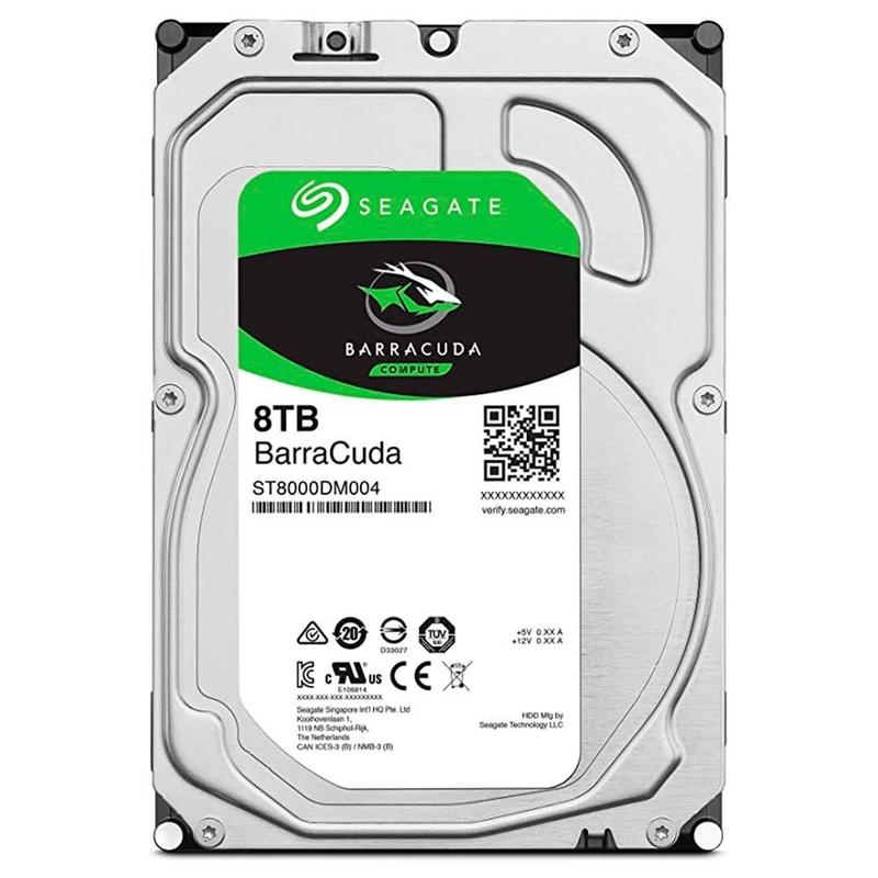 HD Interno Seagate Barracuda, 8TB, 3.5', SATA - ST8000DM004 - HD