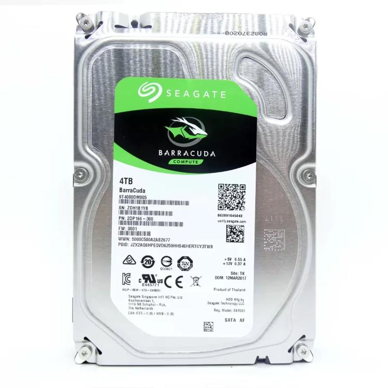 HD Seagate Barracuda 4TB SATA 3 5400RPM - ST4000DM004 - HD Externo