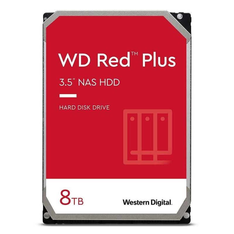 Western Digital 3.5インチHDD Red Plus 8T ① HD WD Red Plus, 8TB, 3.5