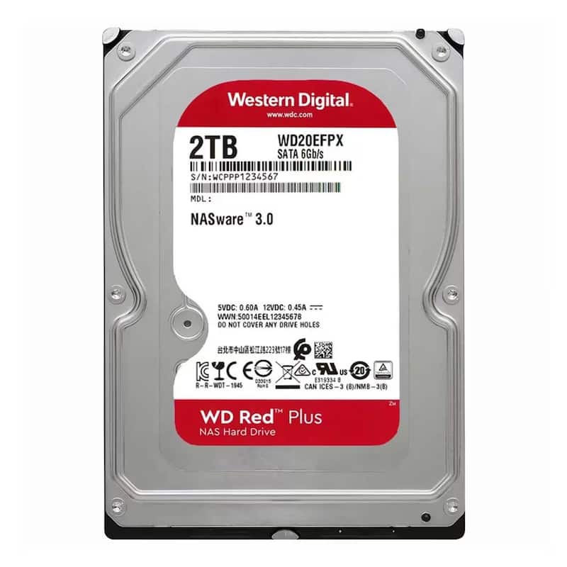 HD Western Digital WD Red Plus NAS 2TB 3.5