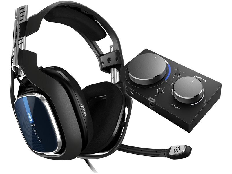 Headset Gamer Astro A40 + Mixamp Pro TR para PS4 PC e MAC USB