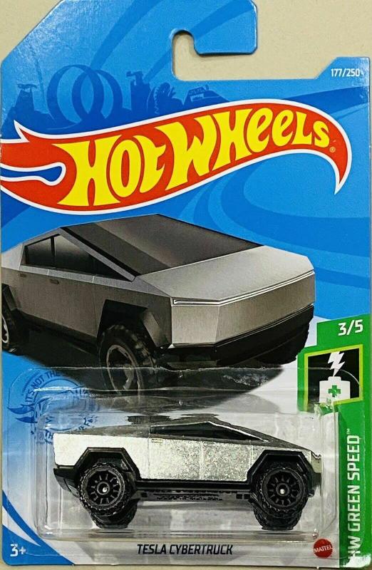 Hot Wheels Tesla Cybertruck 2021 - Carro de Brinquedo em Escala 1