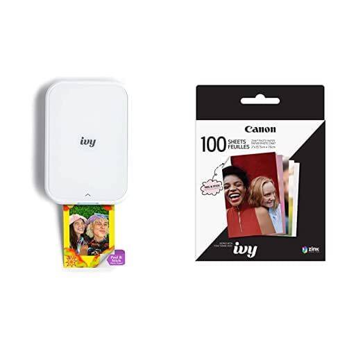 Canon IVIS mini ホワイト Impressora fotográfica Canon IVY 2 Mini Print iOS Android Branca