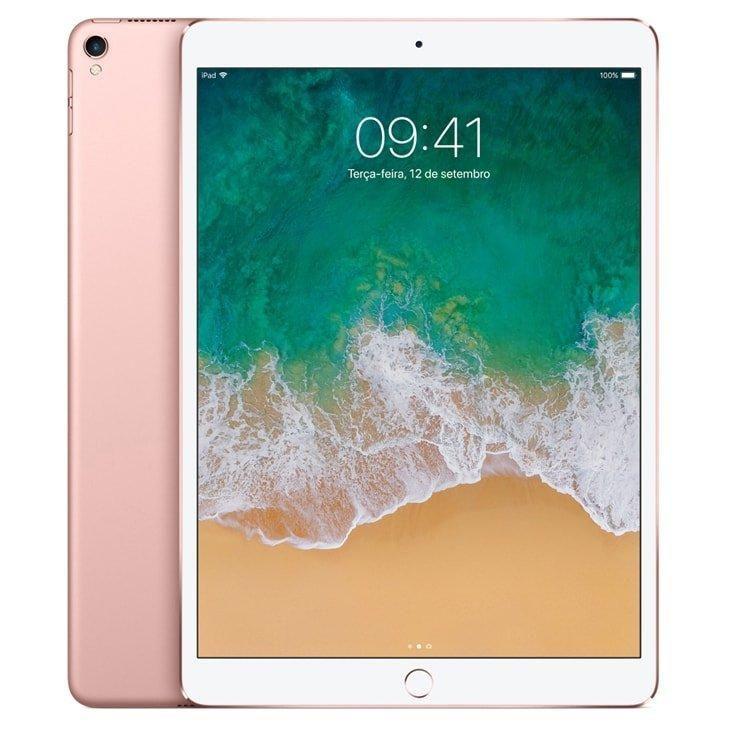 iPad Pro Apple, Tela Retina 10,5”, 256GB, Ouro Rosa, Wi-Fi
