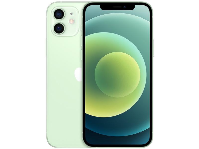 iPhone 12 Apple 128GB Verde Tela 6,1” - Câm. Dupla 12MP iOS