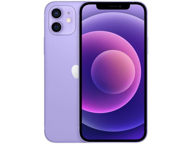 Apple iPhone 12 64GB Purple 本体 訳あり iPhone 12 Apple 64GB Roxo Tela 6,1” 12MP iO - iPhone 12 - Magazine