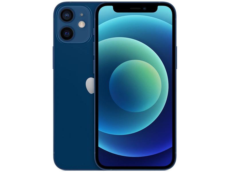 ☆新品iPhone 12mini 64GB＋128GB「2台セット」 iPhone 12 Mini Apple 64GB Azul 5,4” - Câm. Dupla 12MP iOS - iPhone