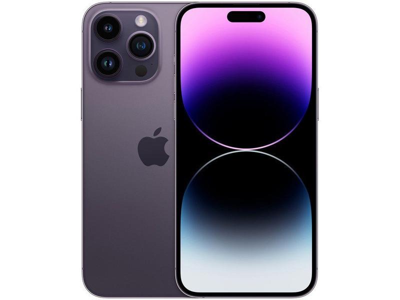 Iphone 14 Pro Max Apple 128GB Roxo Profundo, Tela 6.7