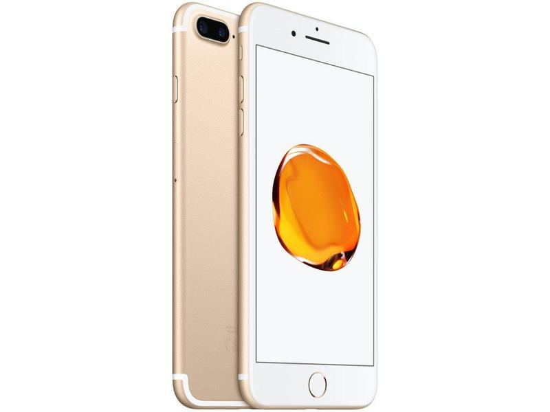 iPhone 7 Plus Apple 128GB Dourado 4G Tela 5.5” - Câm. 12MP +