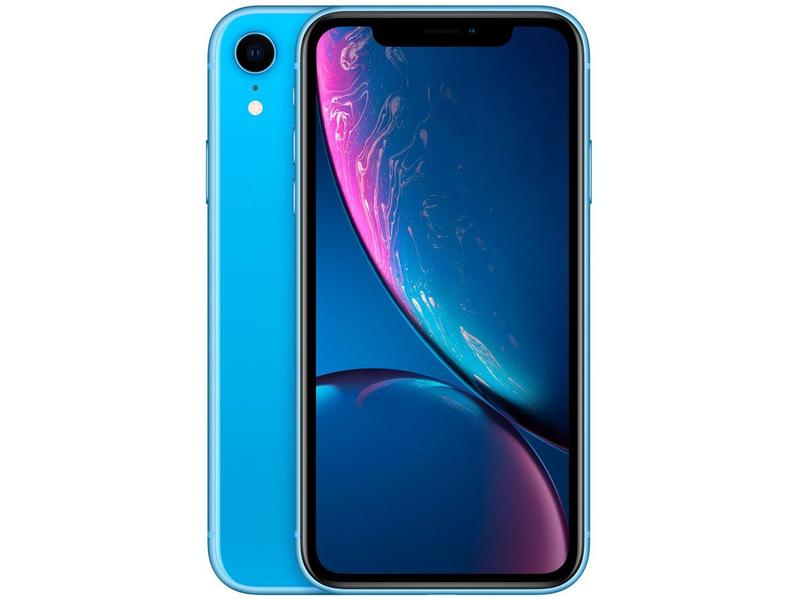 iPhone XR Apple 64GB Azul 6,1” 12MP iO - iPhone - Magazine Luiza