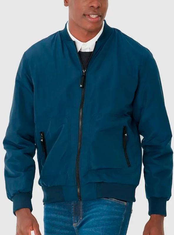 Jaqueta Bomber Malwee 1000124655 Masculina Com Bolsos e Zíper