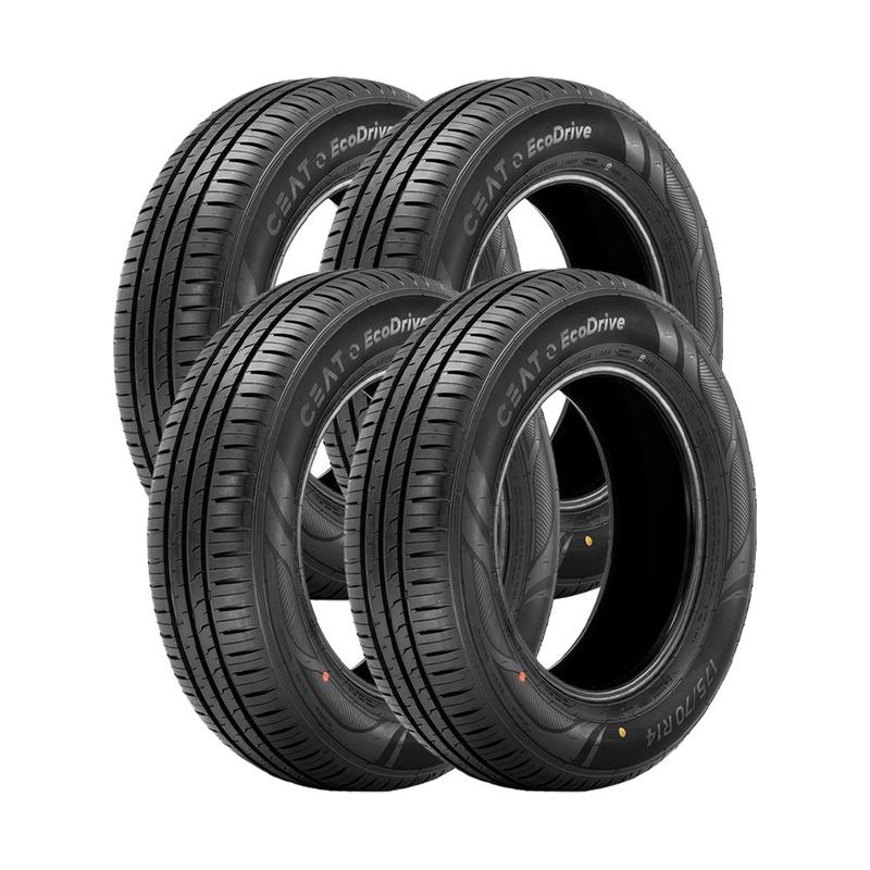 Jogo 4 Pneus Ceat Aro 14 EcoDrive 175-70R14 88T XL - Pneu de Carro