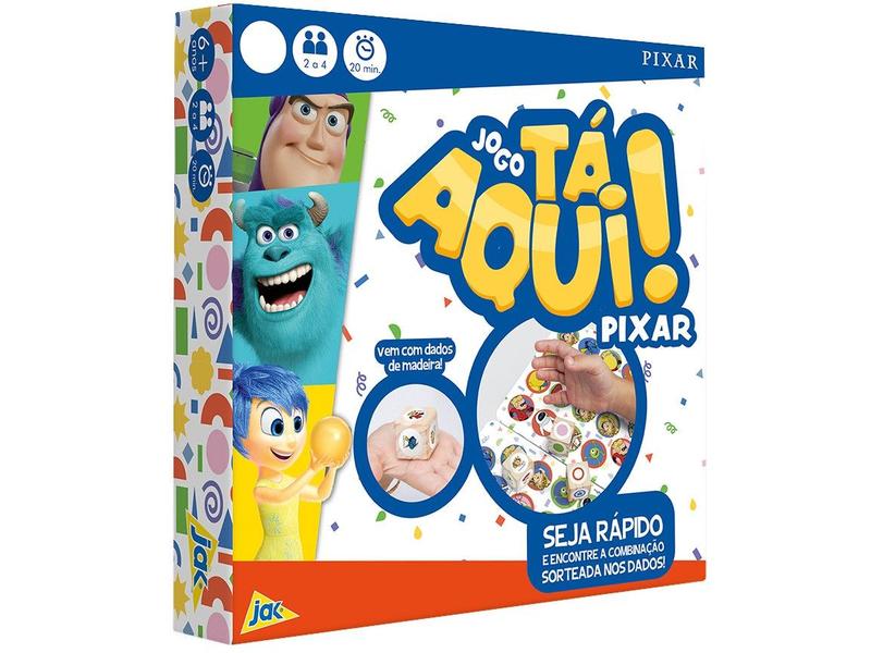 Jogo Tá Aqui Tabuleiro Pixar Jak - Toyster Brinquedos - Jogos de