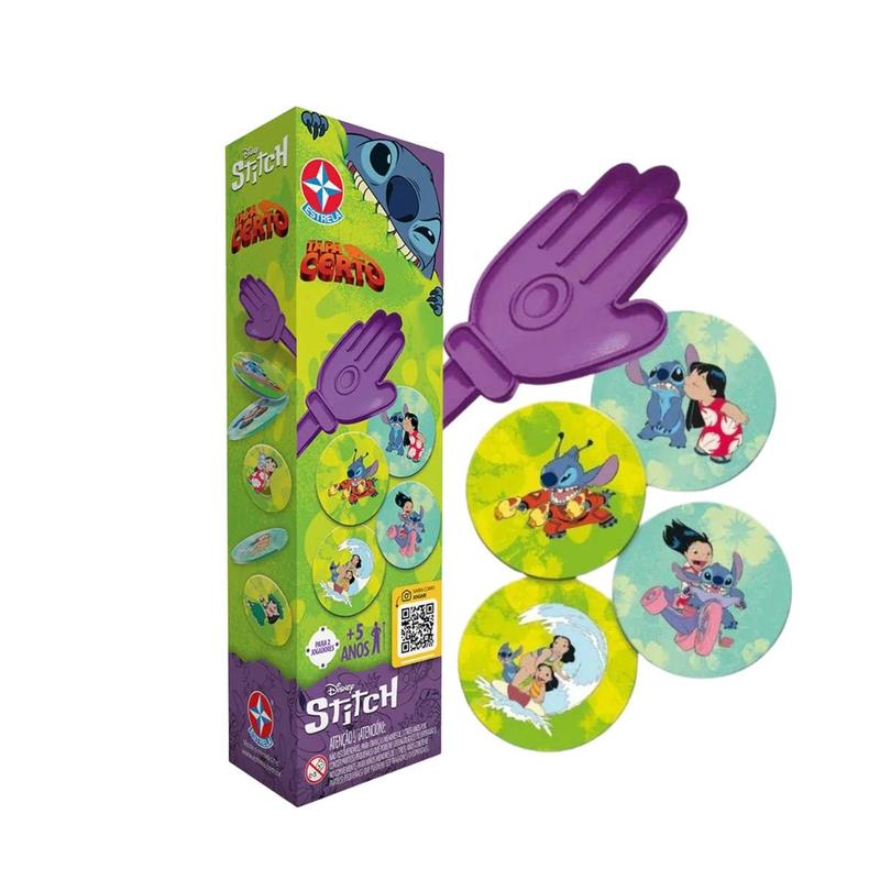 Jogo Tapa Certo Disney Stitch Estrela Original Premium - Outros