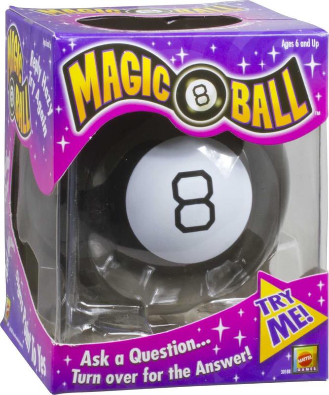 Juguete Bola Mágica 8 de Mattel Games Negra - Livros de Literatura
