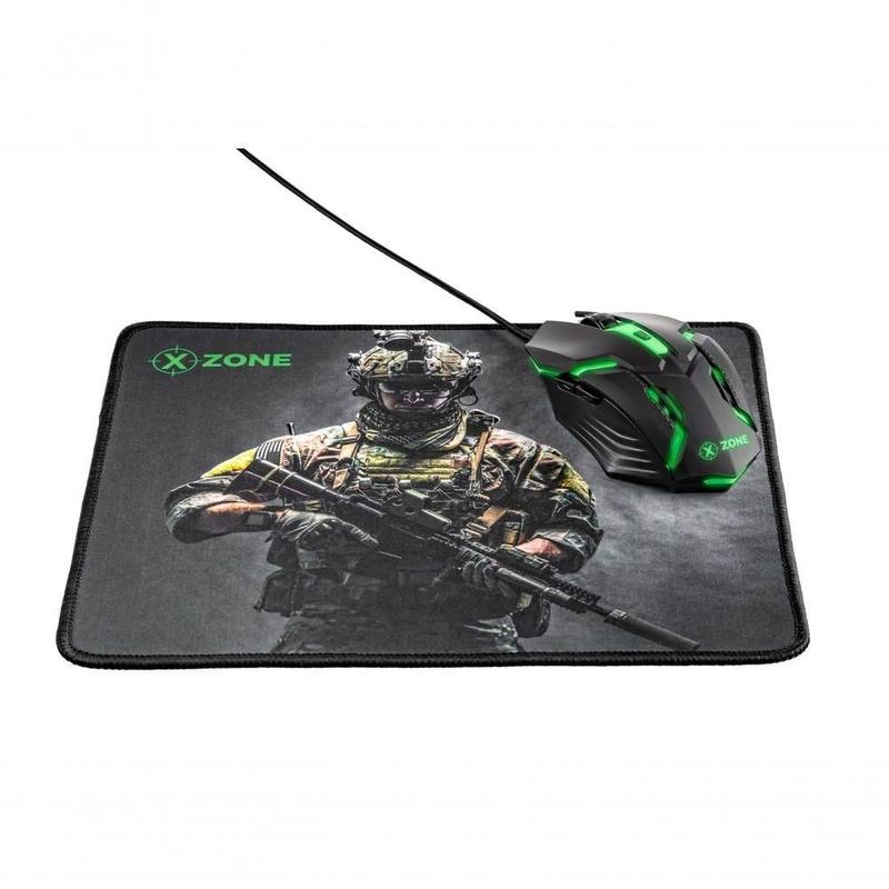 Kit Gamer 2 Em 1 Mouse E Mousepad Xzone - Gtc-03 Combo Gtc-03 Na 2