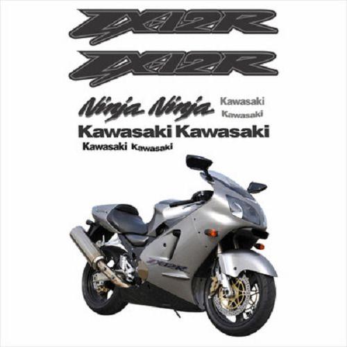 Kit Jogo Faixa Emblema Adesivo Kawasaki Zx 12r Zx12r - SPTS
