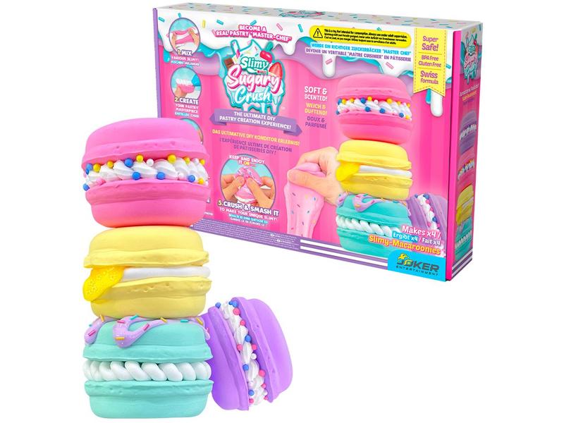 Kit Massinha Slimy Macaron Sugary Crush Candide - Slime / Amoeba