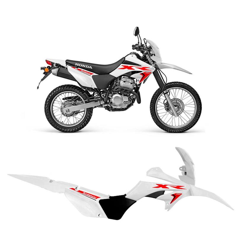 Kit Plastico Amx Sport Moto Honda Xr 250 Tornado C/ Adesivo