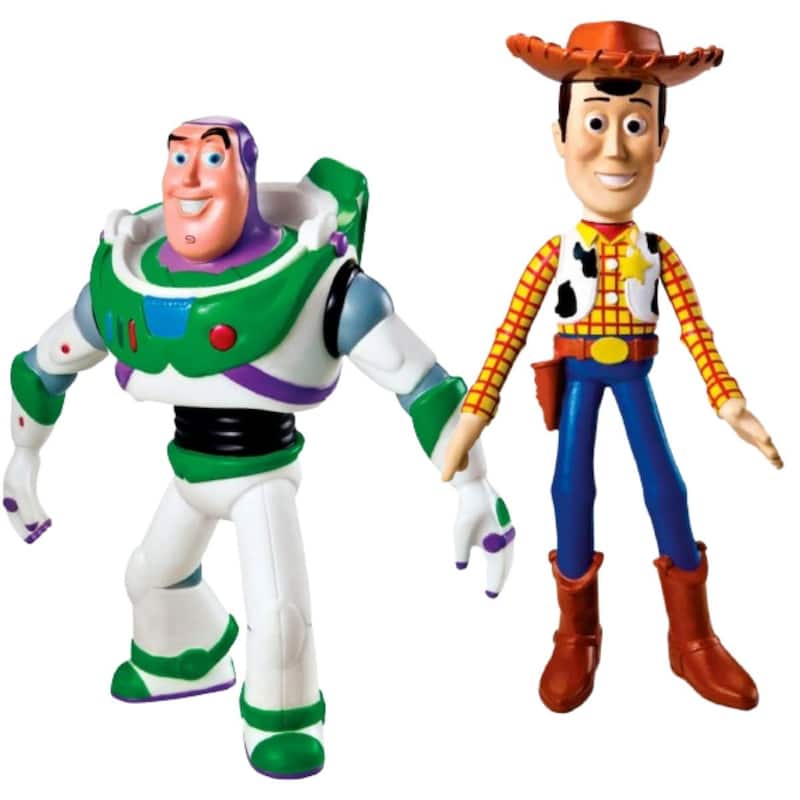 Kit Toy Story 2 Bonecos Disney Pixar Buzz Lightyear e Wood - Lider