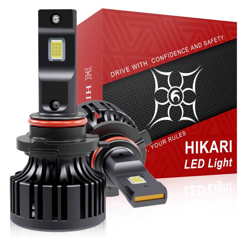 hamumaru　[光/HIKARI] Lucis Lâmpadas LED HIKARI 2025 20000LM 9005 HB3 45W 6000K Pacote com 2