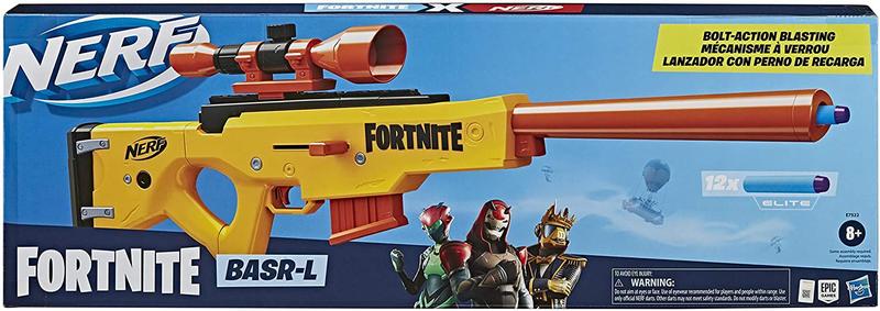 Lançador de Dardos Nerf elite - Fortnite BASR-L - Hasbro - E8995