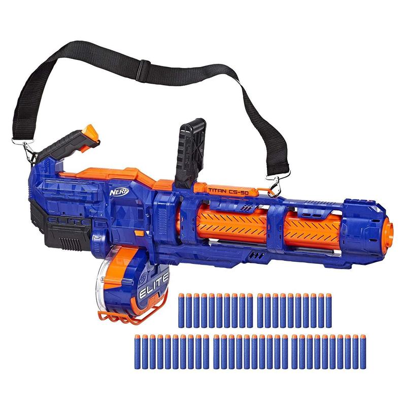 NERF Elite Titan CS-50 ナーフ　エリートタイタン Lançador Nerf Elite Strike Titan CS-50 Motorizado ,Cano Giratorio