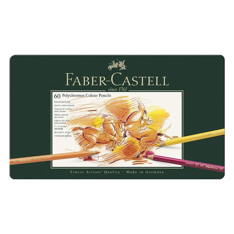 Lápis de Cor Faber Castell Polychromos 60 Cores - FABER CASTELL