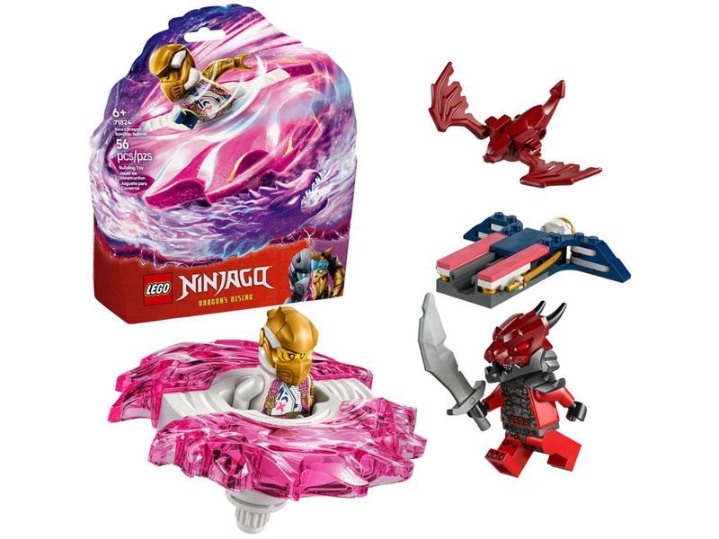 LEGO Girador Spinjitzu de Dragão da Sora - 71824 56 Peças