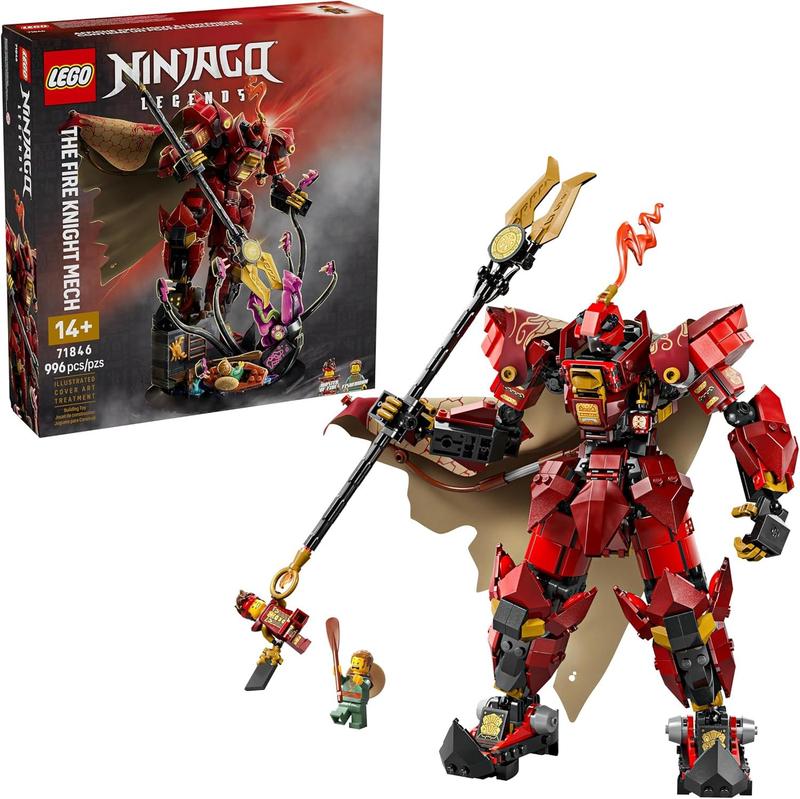 PENTHOUSE&PAVEMENT ミニチュアハウスの置物 LEGO Ninjago - O Robô Cavaleiro de Fogo 71846 - Brinquedos de