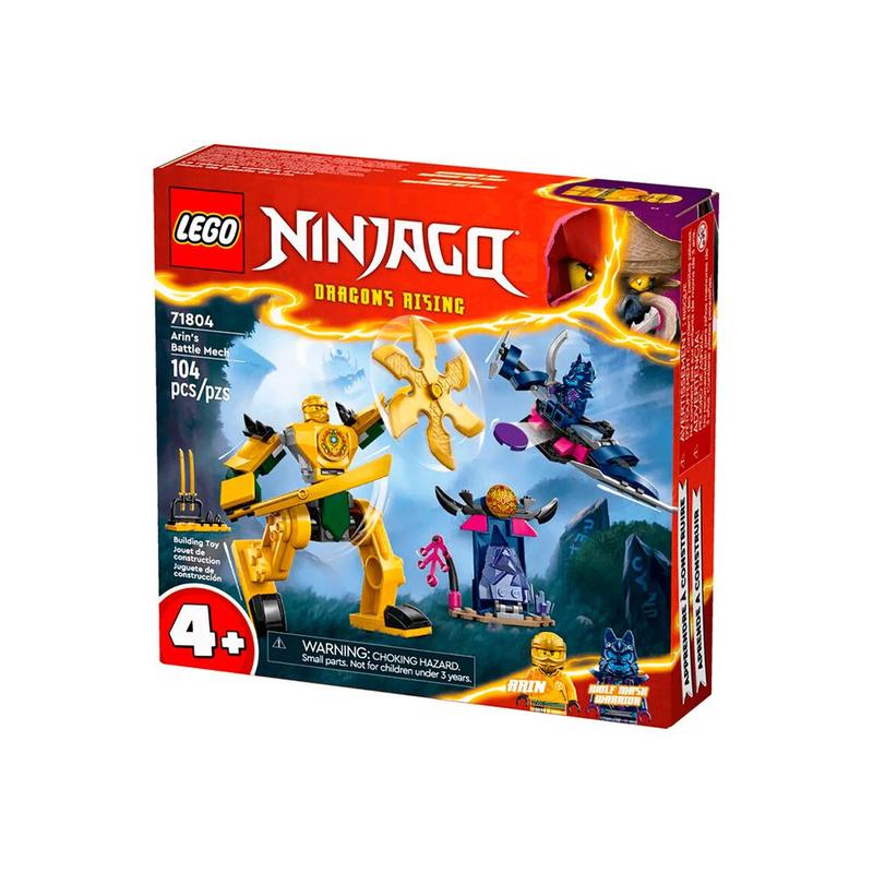 Lego Ninjago Robô De Combate Do Arin 71804 - 104 Peças - Blocos de
