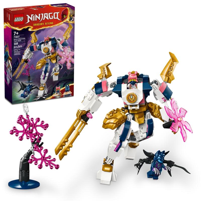 LEGO NINJAGO Sora Elemental Tech Mech - Mini Ninja (7+) - Blocos