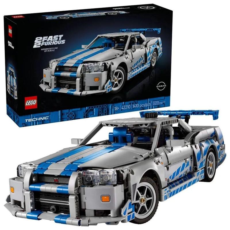 Lego Nissan Skyline GT-R R34 Velozes E Furiosos 2 1410 Pçs