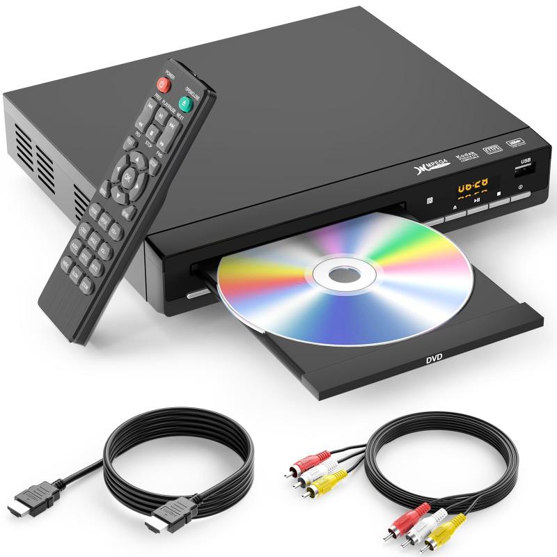 Leitor de DVD WSJSYH para todas as regiões com HDMI, leitor de CD