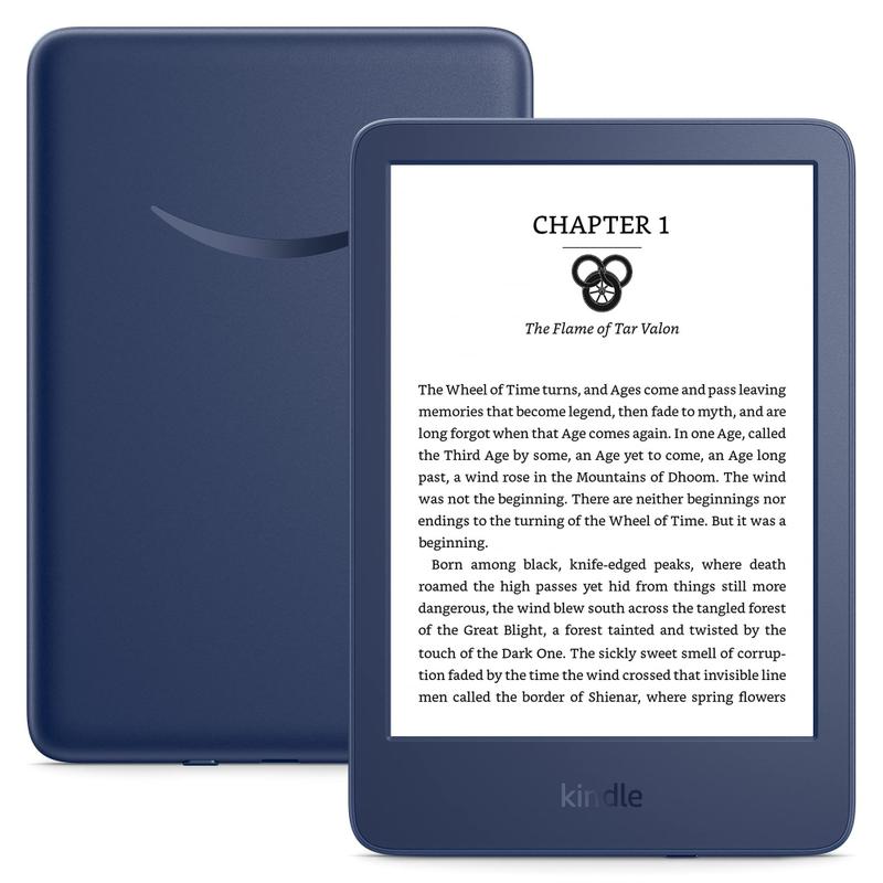 Leitor digital Amazon Kindle Denim 16 GB 300 ppi com luz ajustável