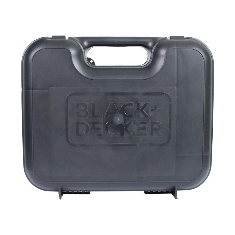 Maleta Preta 185555-00 P/ Furadeiras Original Black+decker - Pasta