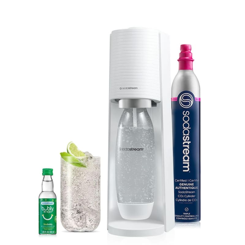 Máquina de água com gás SodaStream Terra White com CO2 - Máquina