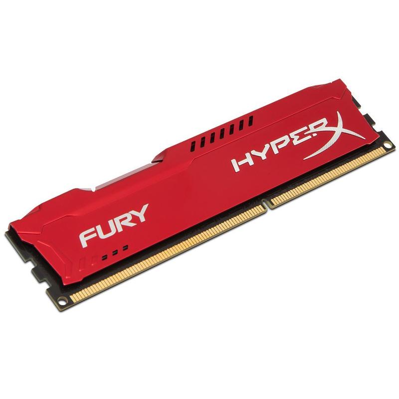 Memória 4GB (1x4GB) DDR3 1600MHz Fury Red HX316C10FR/4 HyperX