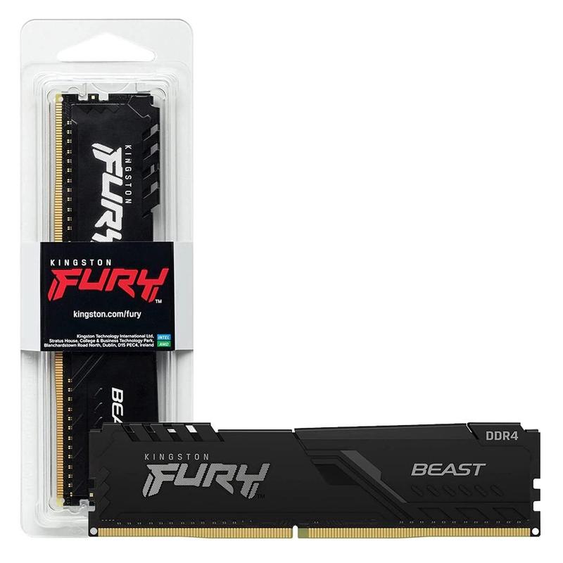 Memoria Kingston Hyperx Fury 16gb 3200mhz Ddr4 Cl16 Preto