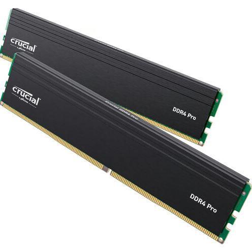 MEMORIA RAM DDR4 PRO 64GB (Kit 2x 32GB) CRUCIAL 3200MHZ - Memória